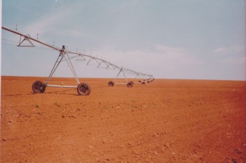Figura 1 - Projeto de irrigaçao Entre-Ribeiros ( Pivô central