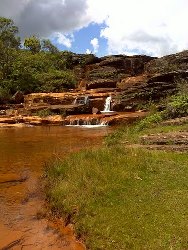 Figura 1 - Cachoeira das Andorinhas - Nascente do rio das Velhas - Município de Ouro Preto